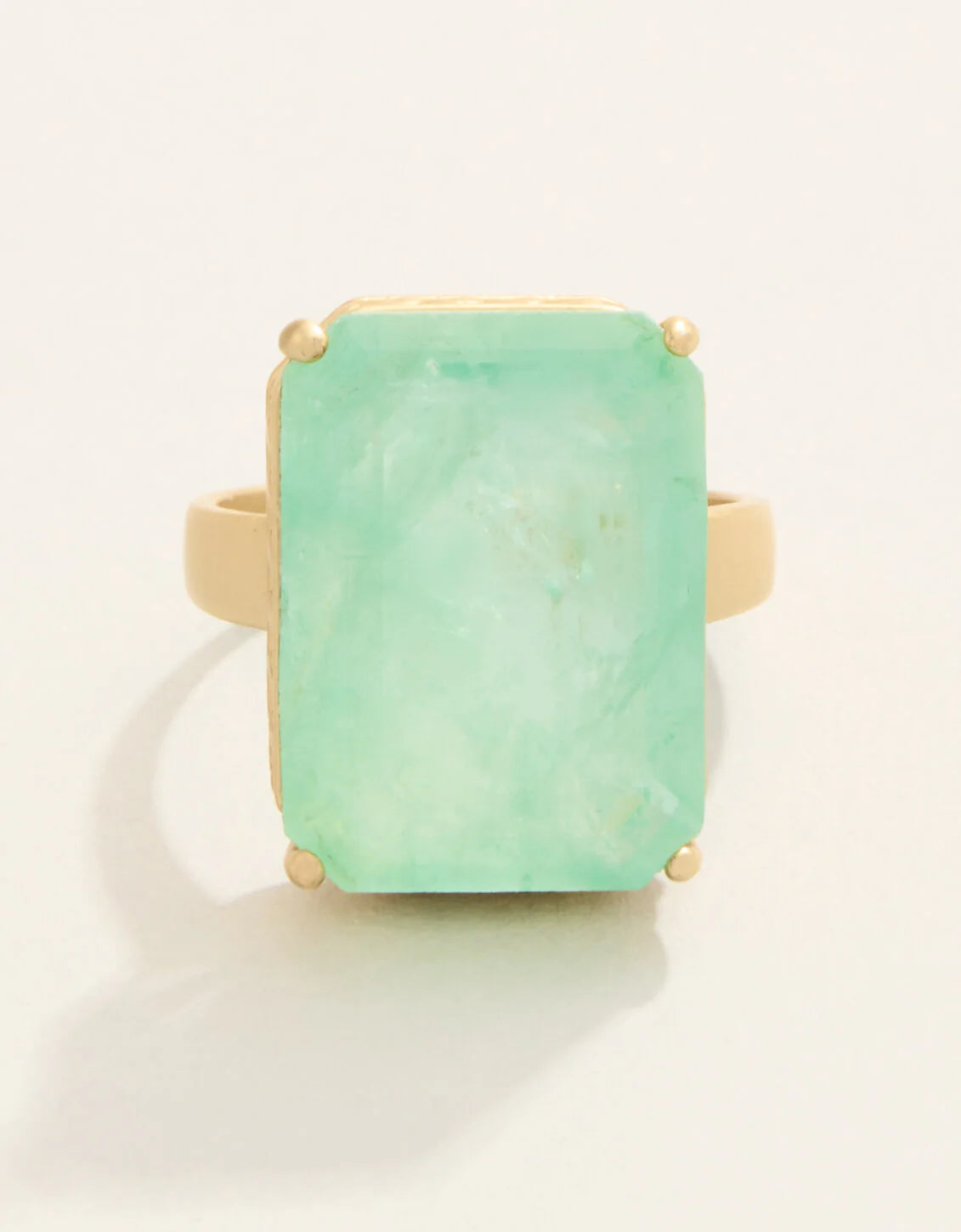 Spartina 449 | Naiad Rectangle Ring Seafoam