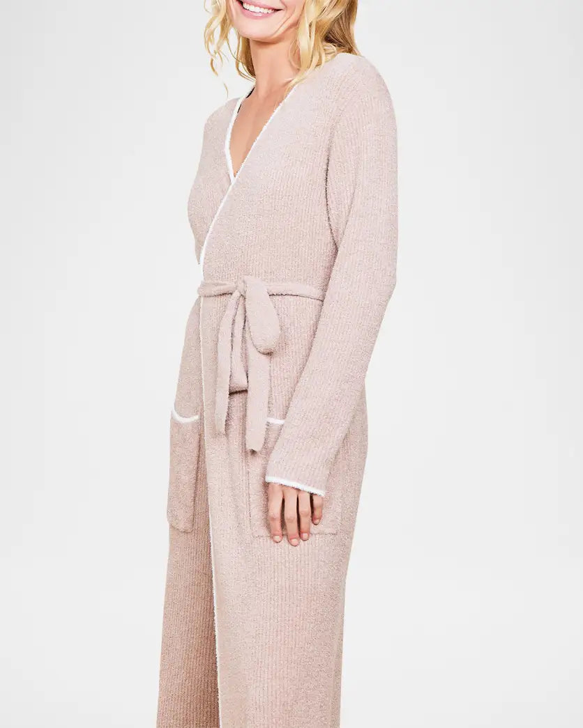 Barefoot Dreams | CozyChic Contrast Ribbed Robe