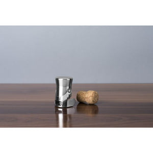 True | Harrison Heavyweight Champagne Stopper in Silver Viski