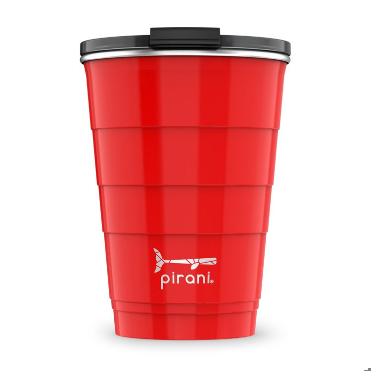 16oz Solid Gloss Tumbler - Party Red