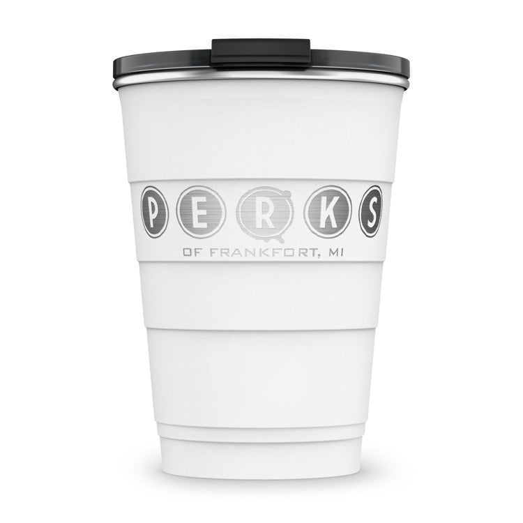16oz Solid Matte Tumbler - Great White