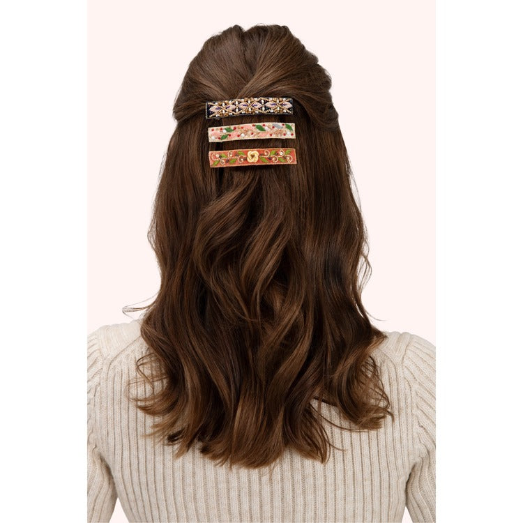 Midnight Pearl Hair Barrette