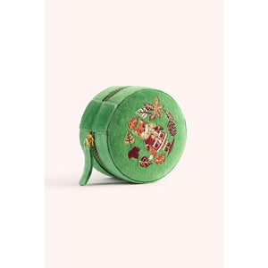 Powder Designs | Round Jewelry Box w/ Fox