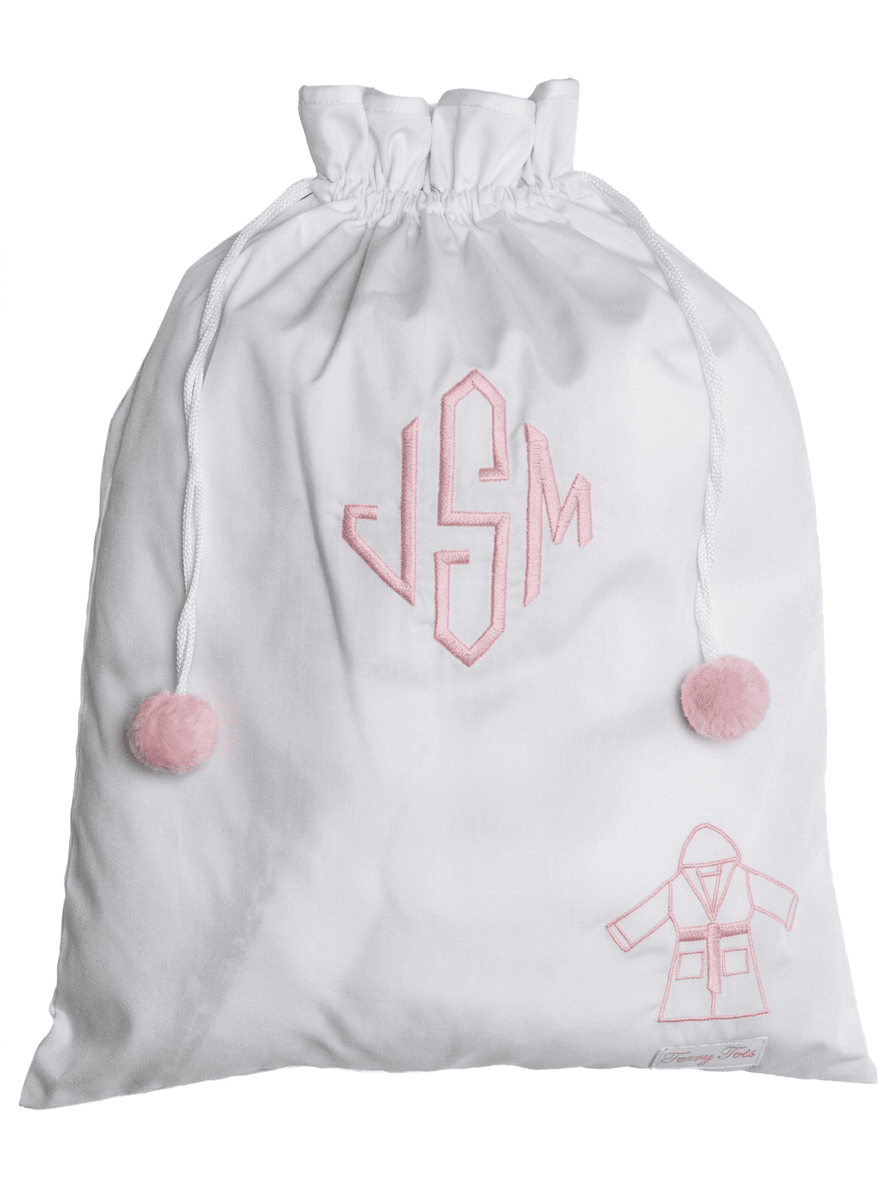 Pink Fleece Bathrobe