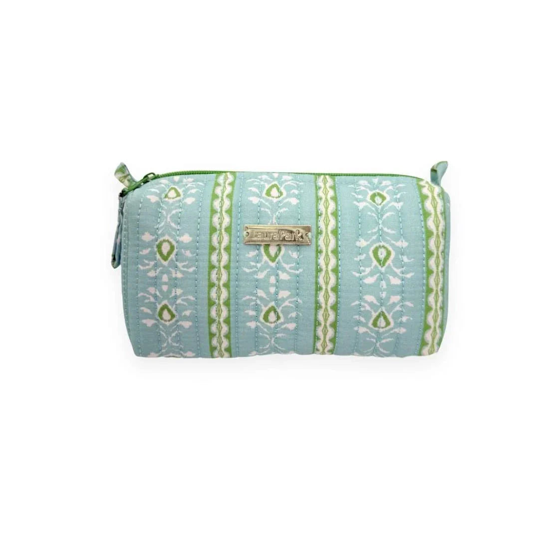 Rosemary Stripe Blue Cosmetic Bag