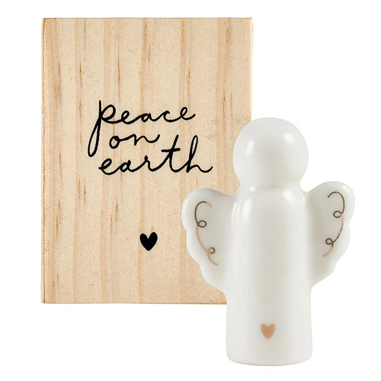 Cermc Figr Pine Wd Bx - Angel