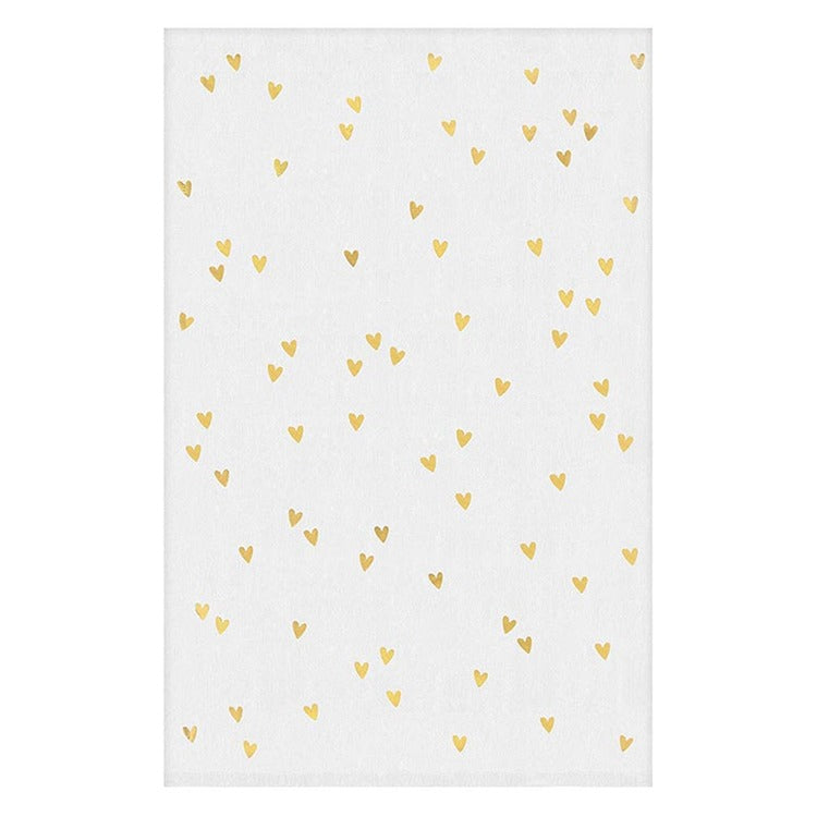 Tea Towel- Gold Hearts