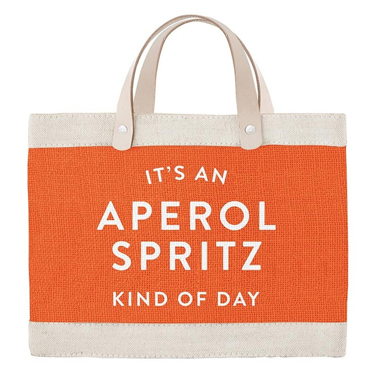 Mini Market Tote- Spritz