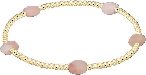 Admire Small Gemstone 2mm Gold Bracelet
