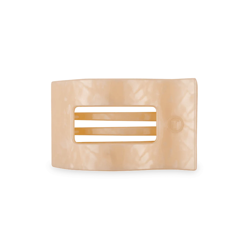 TELETIES | Medium Flat Rectangle Hair Clip