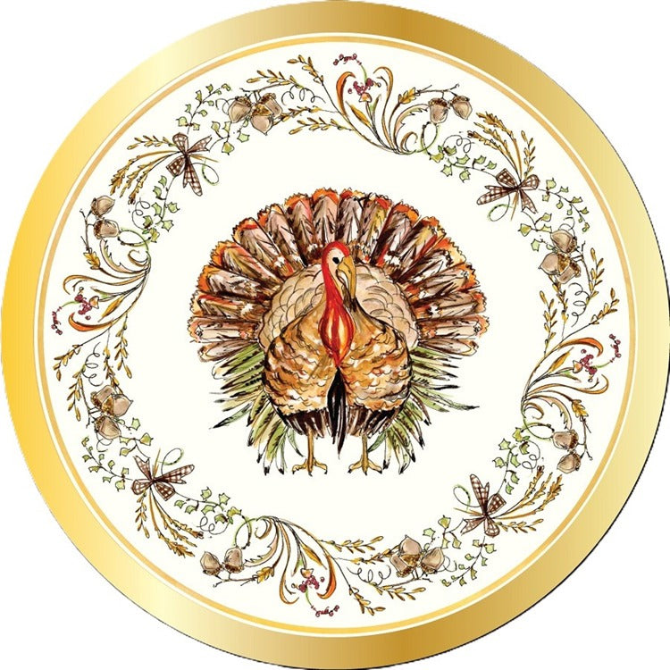 Sophistiplate | Turkey & Gourds Tablescape