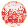 Sophistiplate | Christmas Village Wavy Dinner Plate