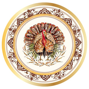 Sophistiplate | Turkey & Gourds Tablescape
