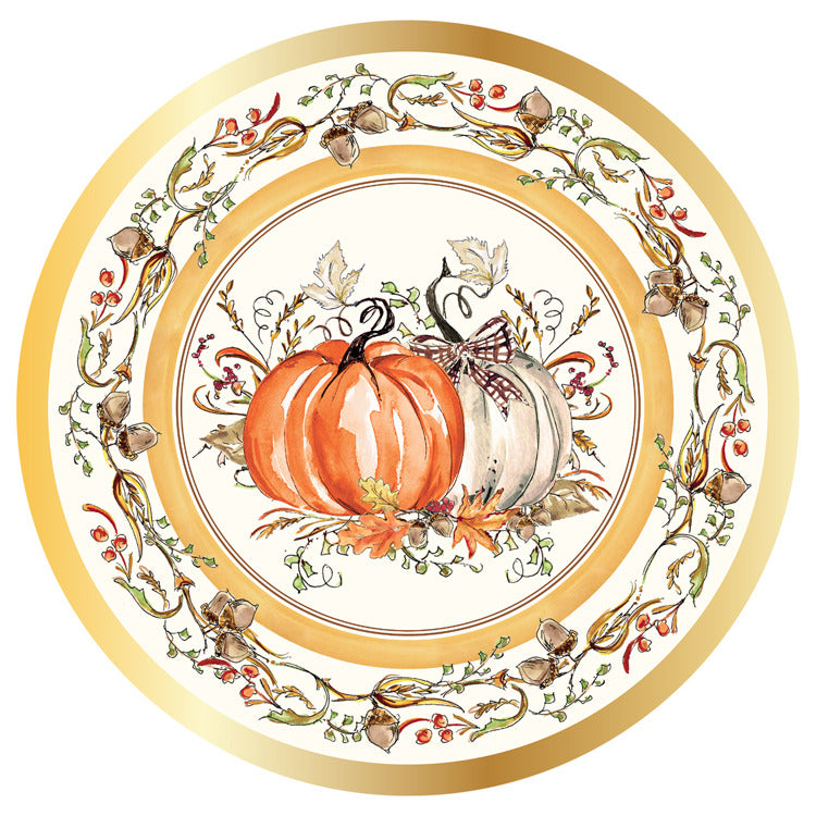 Sophistiplate | Turkey & Gourds Tablescape