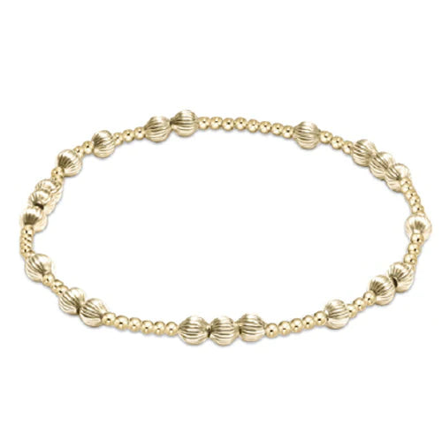 eNewton extends | Hope Unwritten Dignity Gold Bead Bracelet 4mm