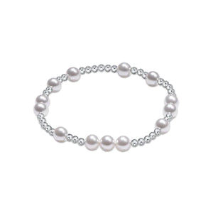 eNewton | Hope Unwritten Sterling 6mm Bracelet - Pearl