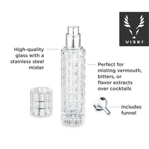 True | Glass Cocktail Atomizer Viski