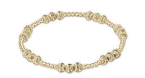 eNewton | Dignity Joy Pattern 4mm Bracelet - Gold