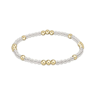 eNewton | Worthy Pattern 3mm Bracelet - Pearl