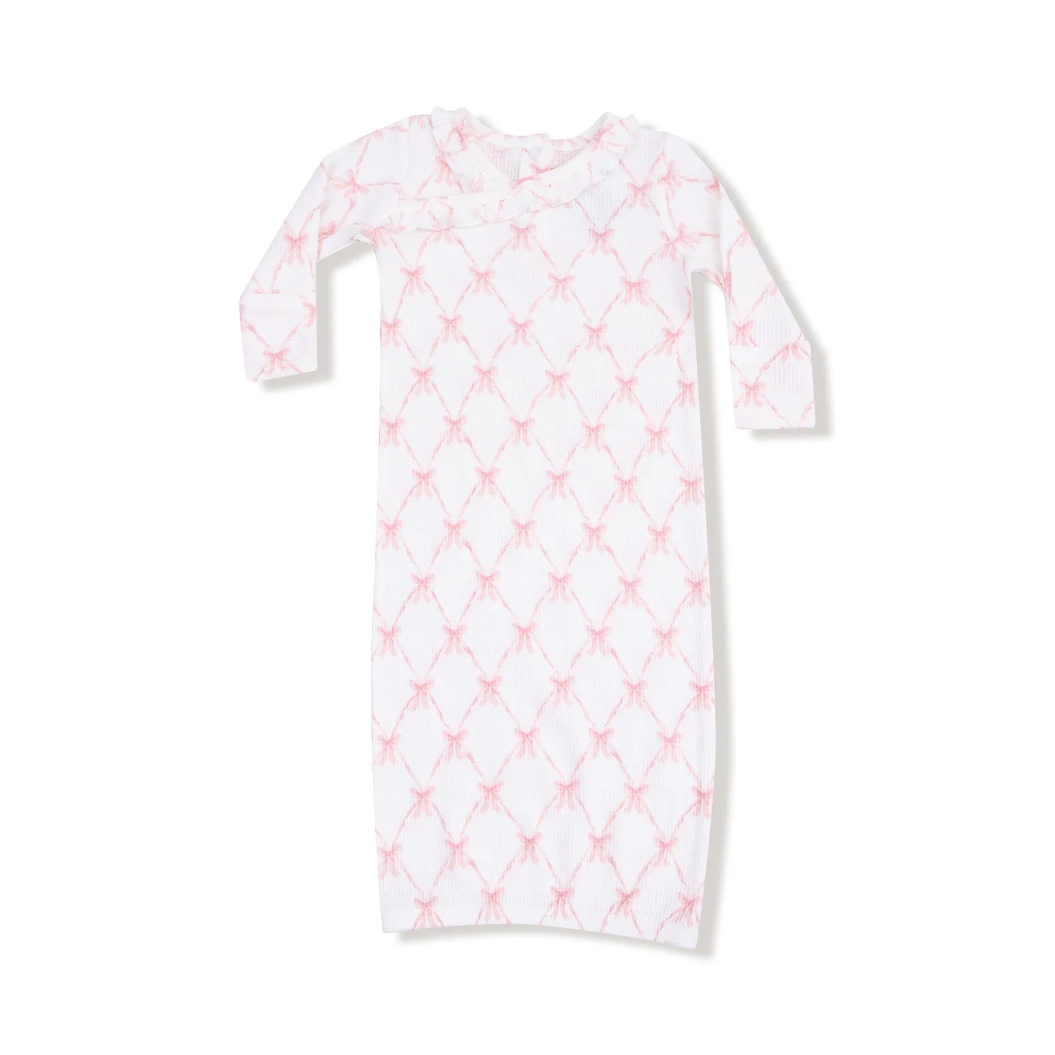 Angel Dear | Ribbon Bow Trellis Gown & Footie