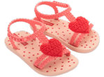 My First Impanema Baby Sandals - Beige/Pink/Red