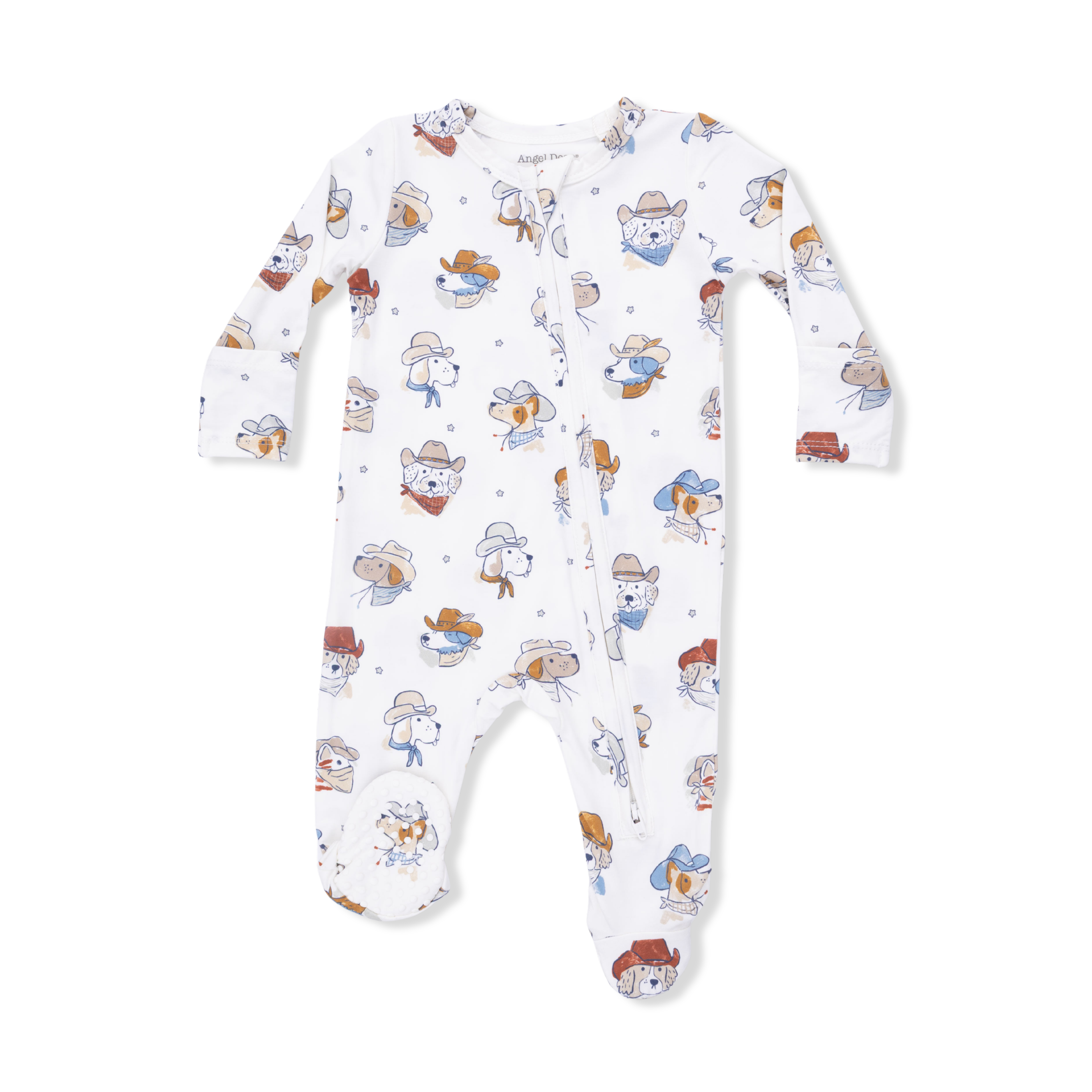 Angel Dear | Cowdogs 2 Way Zipper Footie