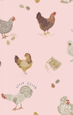 Angel Dear | Collector Chickens Pink Swaddle Blanket