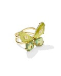 Kendra Scott | Bianca Butterfly Cocktail Ring Green