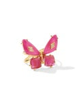 Kendra Scott | Bianca Butterfly Cocktail Ring Pink