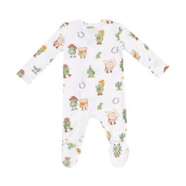 Angel Dear | Avocado Toast Western - 2 Way Zipper Footie