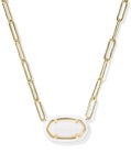 Kendra Scott | Elisa Enamel Frame Paperclip Necklace