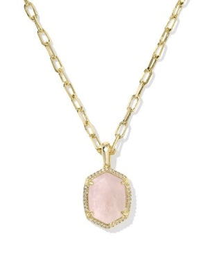 Kendra Scott | Daphne Pave Framed Pendant Necklace