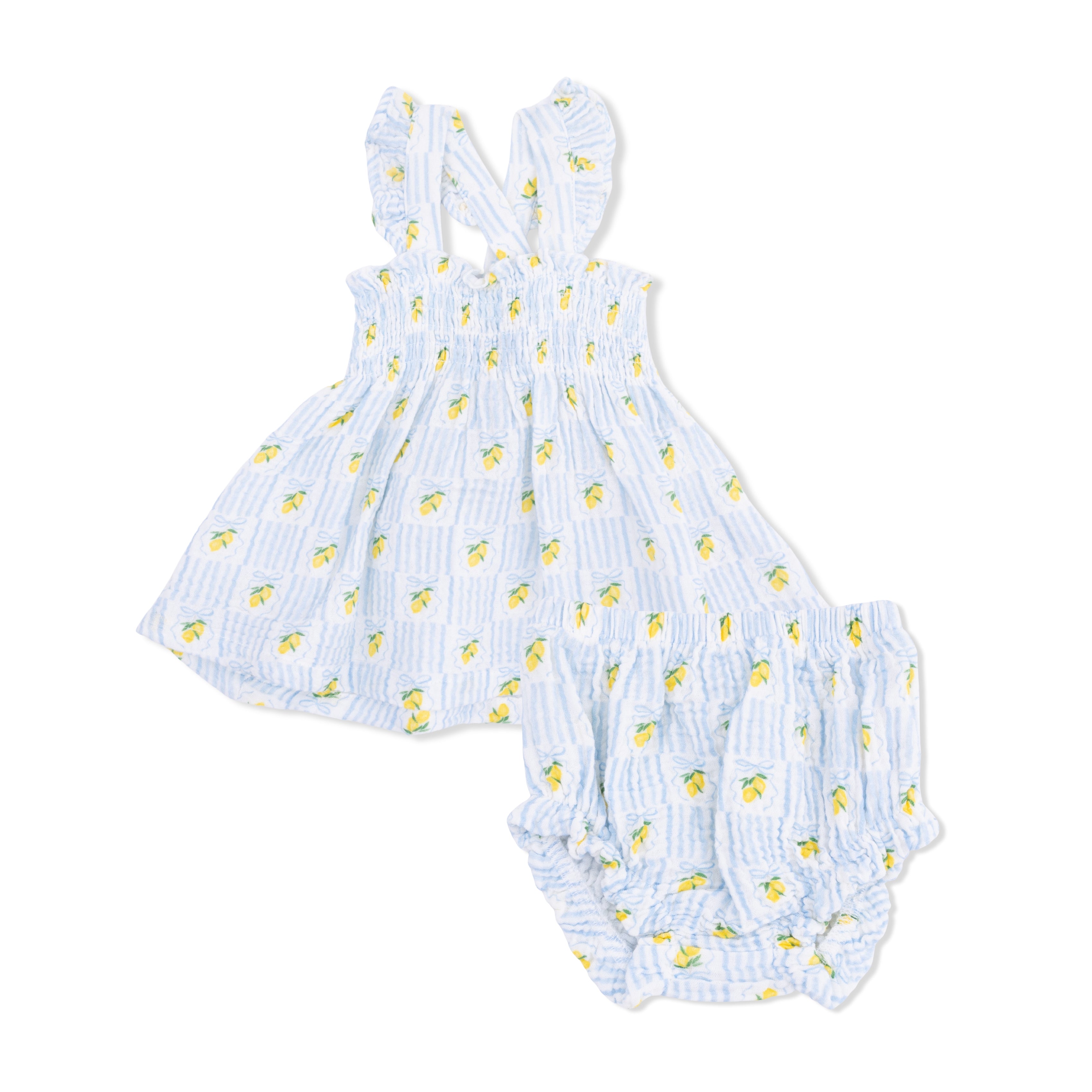 Lovely Lemons Smocked Top with Bloomer