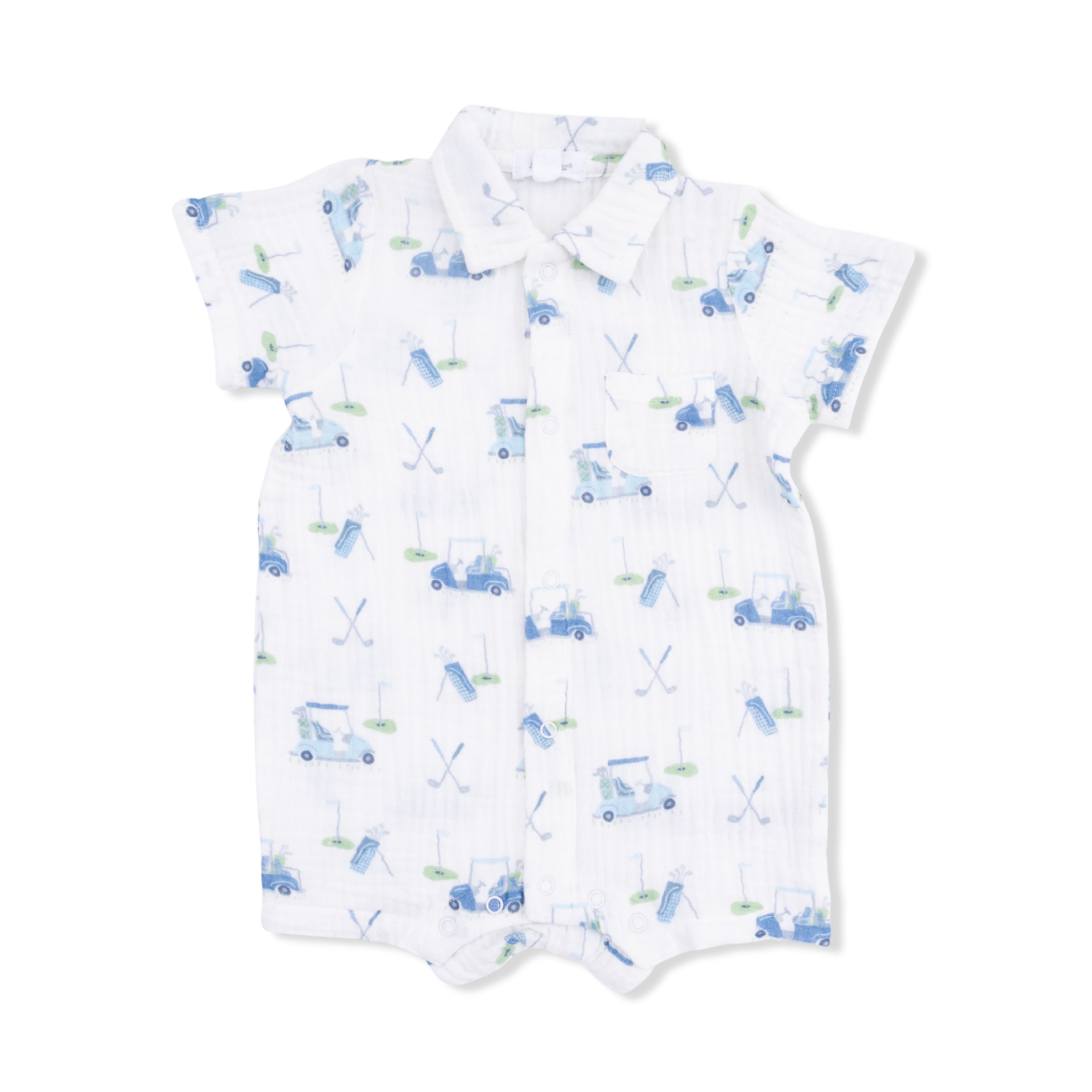 Baby Golf Carts Blue Polo Shortie