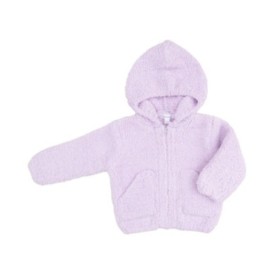 Angel Dear | Chenille Hooded Jacket Lavender