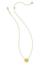 Kendra Scott | Softball Gold Pendant Necklace