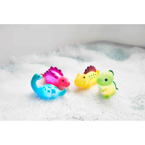 MudPie | Dino Light Up Bath Toy Set