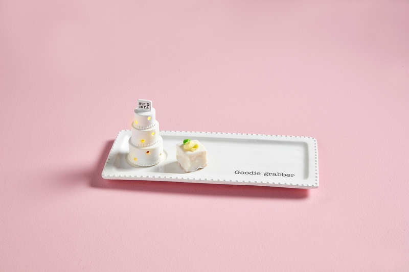 MudPie | Ceramic Serving Tray with Light Up Section