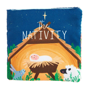 MudPie | Nativity Plush with Book