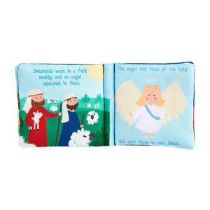 MudPie | Nativity Plush with Book