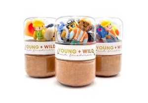 Construction Grab and Go Dough Jar
