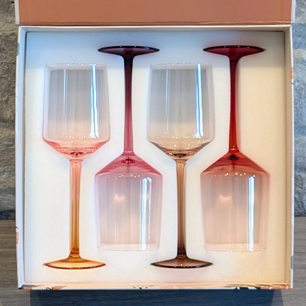 Autumn Wine Glass