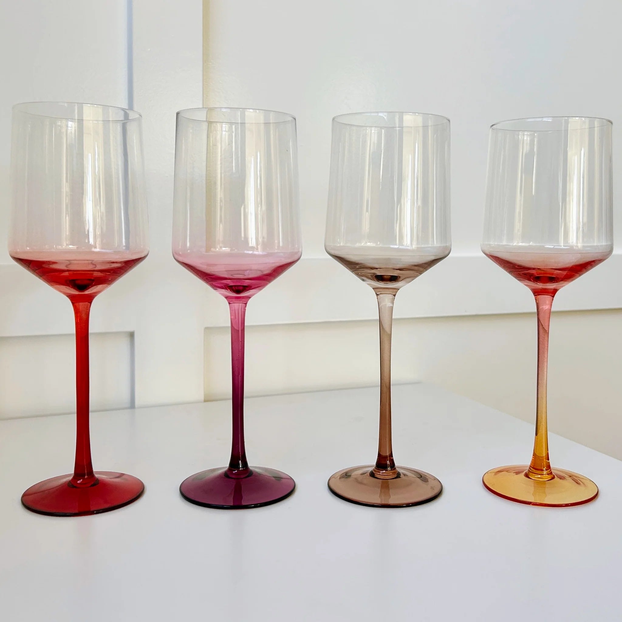 Autumn Wine Glass