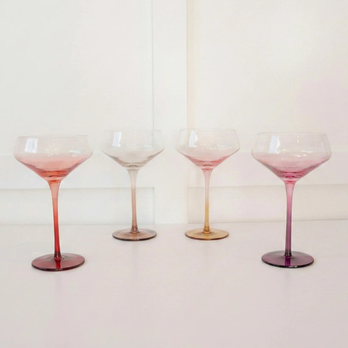 Byrdeen | Autumn Coupe Glass Set of 4