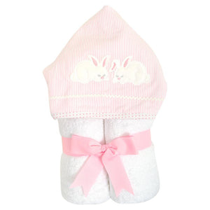 3 Martha's Pink Bunny EveryKid Hooded Towel