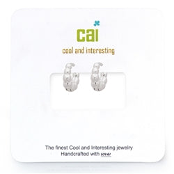 CAI CLASSIC HUGGIE EARRINGS