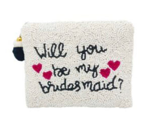 WILL YOU BE MY BRIDESMAID BEADED COIN PURSE
