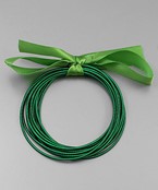 Green Wire Bracelets