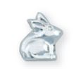 STERLING SILVER Rabbit Post Earring