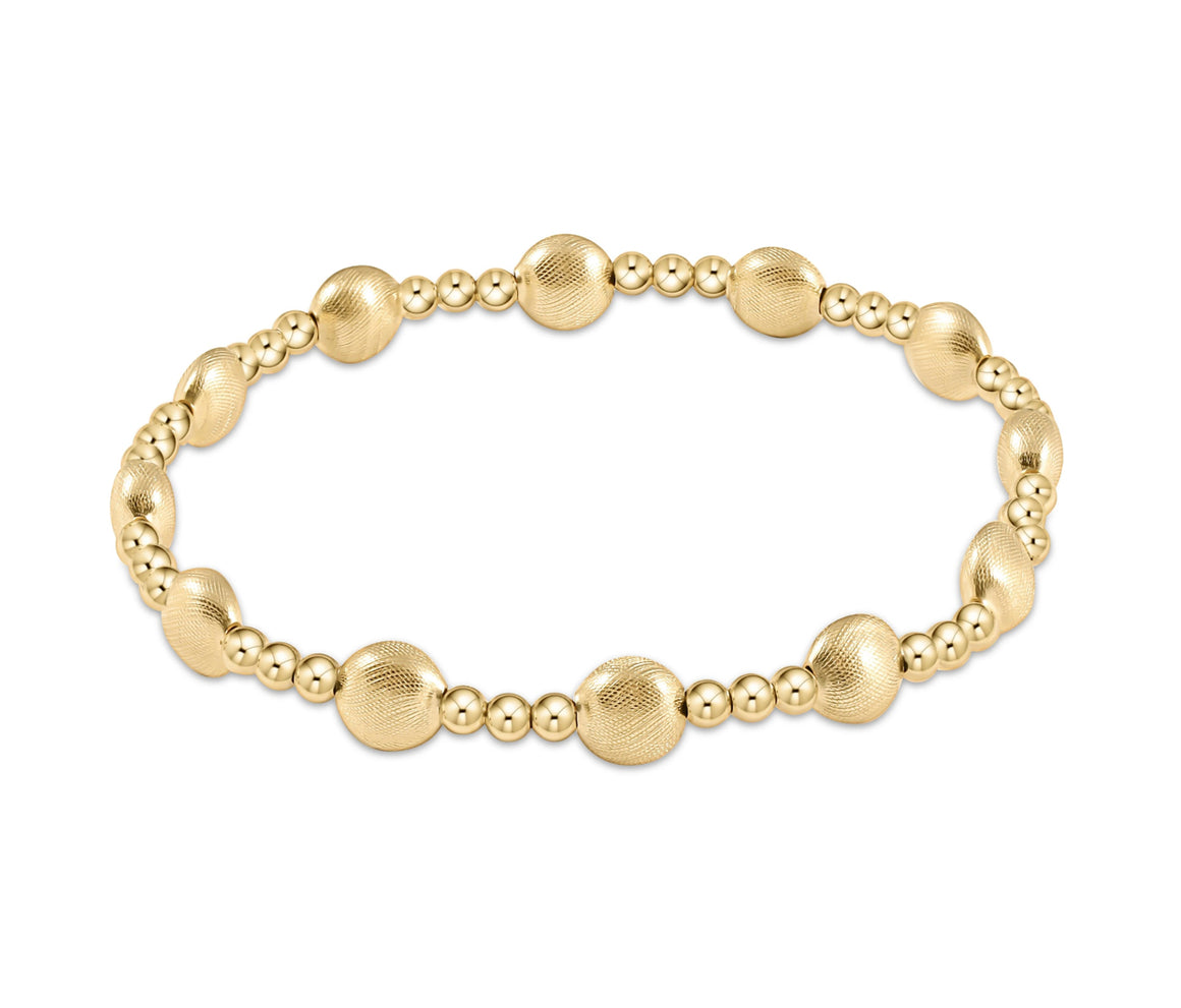 eNewton | Honesty Gold Sincerity 6mm Bead Bracelet